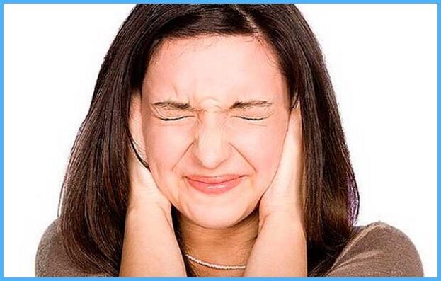 Ο θόρυβος στο κεφάλι μιας γυναίκας είναι ένα από τα σημάδια της οστεοχόνδρωσης του τραχήλου της μήτρας